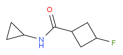 N-cyclopropyl-3-fluorocyclobutane-1-carboxamide