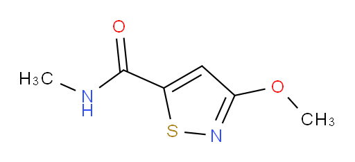 3-methoxy-N-methyl-1,2-thiazole-5-carboxamide