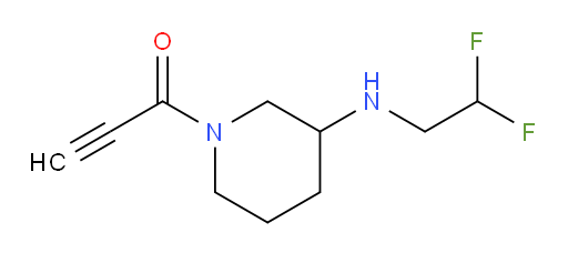 1-{3-[(2,2-difluoroethyl)amino]piperidin-1-yl}prop-2-yn-1-one