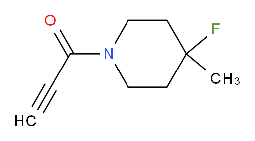 1-(4-fluoro-4-methylpiperidin-1-yl)prop-2-yn-1-one