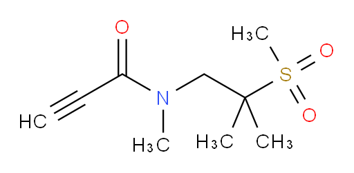 N-(2-methanesulfonyl-2-methylpropyl)-N-methylprop-2-ynamide