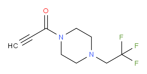 1-[4-(2,2,2-trifluoroethyl)piperazin-1-yl]prop-2-yn-1-one