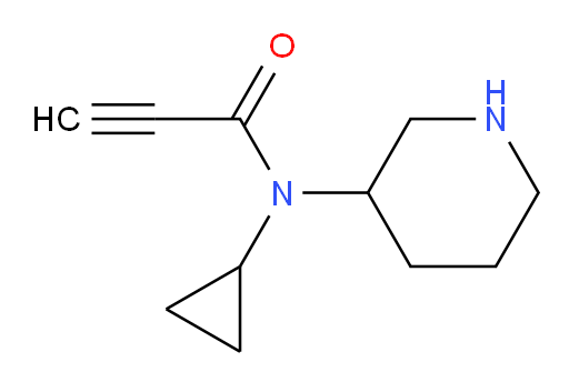 N-cyclopropyl-N-(piperidin-3-yl)prop-2-ynamide