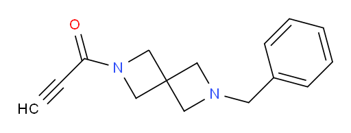 1-{6-benzyl-2,6-diazaspiro[3.3]heptan-2-yl}prop-2-yn-1-one