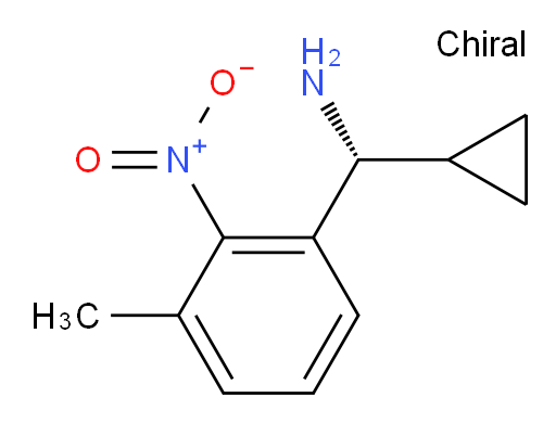 (R)-cyclopropyl(3-methyl-2-nitrophenyl)methanamine