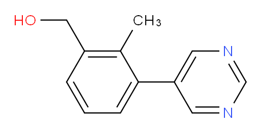 (2-methyl-3-(pyrimidin-5-yl)phenyl)methanol