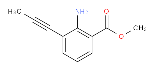 methyl 2-amino-3-(prop-1-yn-1-yl)benzoate