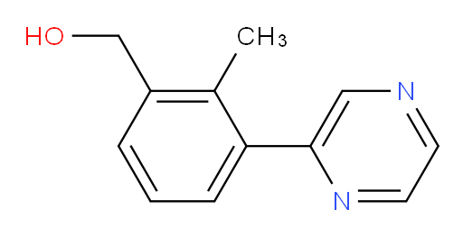 (2-methyl-3-(pyrazin-2-yl)phenyl)methanol
