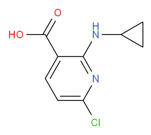 6-chloro-2-(cyclopropylamino)nicotinic acid