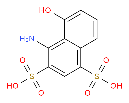4-amino-5-hydroxynaphthalene-1,3-disulfonic acid