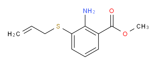 methyl 3-(allylthio)-2-aminobenzoate
