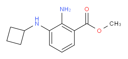 methyl 2-amino-3-(cyclobutylamino)benzoate