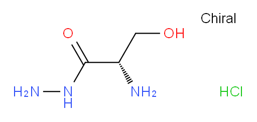 (S)-2-amino-3-hydroxypropanehydrazide hydrochloride