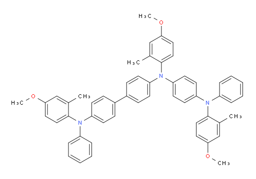 N4,N4'-bis(4-methoxy-2-methylphenyl)-N4-(4-((4-methoxy-2-methylphenyl)(phenyl)amino)phenyl)-N4'-phenyl-[1,1'-biphenyl]-4,4'-diamine