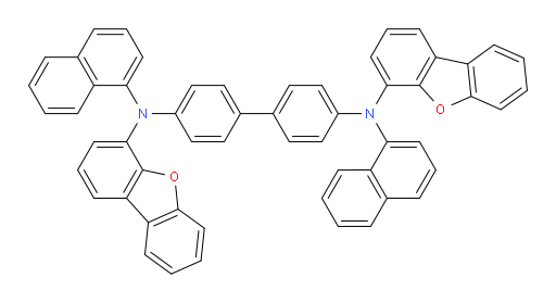 N4,N4'-bis(dibenzo[b,d]furan-4-yl)-N4,N4'-di(naphthalen-1-yl)-[1,1'-biphenyl]-4,4'-diamine
