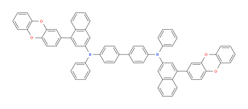 N4,N4'-bis(4-(dibenzo[b,e][1,4]dioxin-2-yl)naphthalen-2-yl)-N4,N4'-diphenyl-[1,1'-biphenyl]-4,4'-diamine