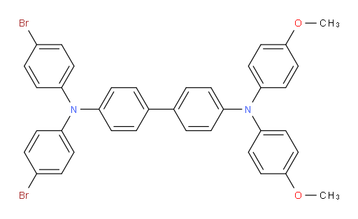 N4,N4-bis(4-bromophenyl)-N4',N4'-bis(4-methoxyphenyl)-[1,1'-biphenyl]-4,4'-diamine
