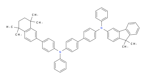 N4-(9,9-dimethyl-9H-fluoren-3-yl)-N4,N4'-diphenyl-N4'-(4-(5,5,8,8-tetramethyl-5,6,7,8-tetrahydronaphthalen-2-yl)phenyl)-[1,1'-biphenyl]-4,4'-diamine