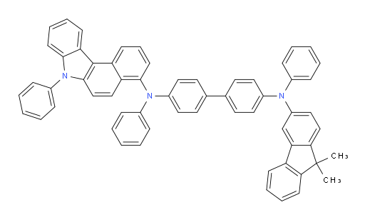 N4-(9,9-dimethyl-9H-fluoren-3-yl)-N4,N4'-diphenyl-N4'-(7-phenyl-7H-benzo[c]carbazol-4-yl)-[1,1'-biphenyl]-4,4'-diamine