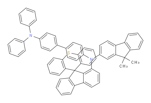 N4-(9,9-dimethyl-9H-fluoren-2-yl)-N4',N4'-diphenyl-N4-(spiro[fluorene-9,9'-thioxanthen]-1-yl)-[1,1'-biphenyl]-4,4'-diamine