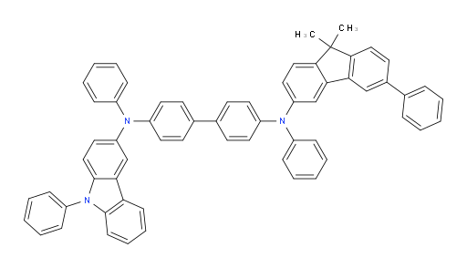 N4-(9,9-dimethyl-6-phenyl-9H-fluoren-3-yl)-N4,N4'-diphenyl-N4'-(9-phenyl-9H-carbazol-3-yl)-[1,1'-biphenyl]-4,4'-diamine