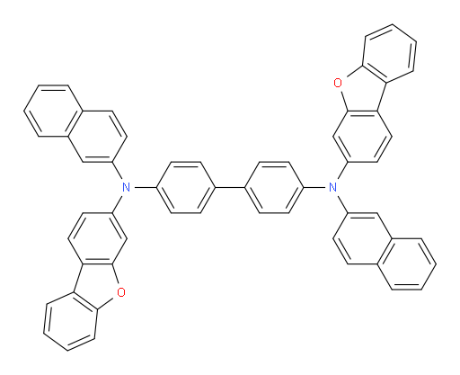 N4,N4'-bis(dibenzo[b,d]furan-3-yl)-N4,N4'-di(naphthalen-2-yl)-[1,1'-biphenyl]-4,4'-diamine