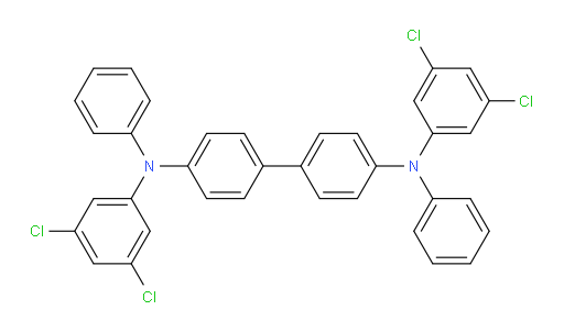 N4,N4'-bis(3,5-dichlorophenyl)-N4,N4'-diphenyl-[1,1'-biphenyl]-4,4'-diamine