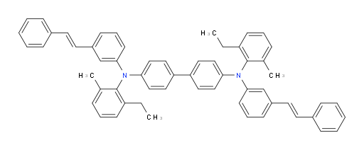 N4,N4'-bis(2-ethyl-6-methylphenyl)-N4,N4'-bis(3-((E)-styryl)phenyl)-[1,1'-biphenyl]-4,4'-diamine