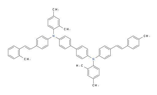 N4,N4'-bis(2,4-dimethylphenyl)-N4-(4-((E)-2-methylstyryl)phenyl)-N4'-(4-((E)-4-methylstyryl)phenyl)-[1,1'-biphenyl]-4,4'-diamine