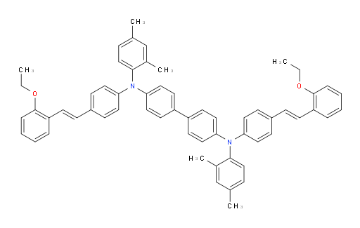 N4,N4'-bis(2,4-dimethylphenyl)-N4,N4'-bis(4-((E)-2-ethoxystyryl)phenyl)-[1,1'-biphenyl]-4,4'-diamine