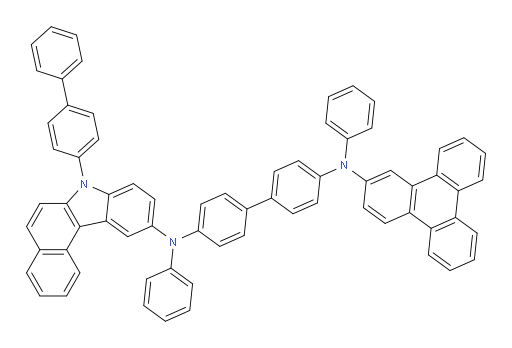 N4-(7-([1,1'-biphenyl]-4-yl)-7H-benzo[c]carbazol-10-yl)-N4,N4'-diphenyl-N4'-(triphenylen-2-yl)-[1,1'-biphenyl]-4,4'-diamine