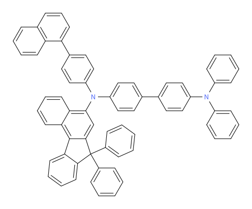 N4-(7,7-diphenyl-7H-benzo[c]fluoren-5-yl)-N4-(4-(naphthalen-1-yl)phenyl)-N4',N4'-diphenyl-[1,1'-biphenyl]-4,4'-diamine