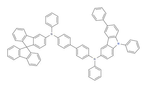 N4-(9,9'-spirobi[fluoren]-3-yl)-N4'-(6,9-diphenyl-9H-carbazol-3-yl)-N4,N4'-diphenyl-[1,1'-biphenyl]-4,4'-diamine