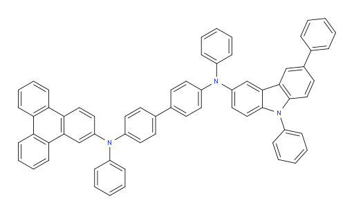 N4-(6,9-diphenyl-9H-carbazol-3-yl)-N4,N4'-diphenyl-N4'-(triphenylen-2-yl)-[1,1'-biphenyl]-4,4'-diamine