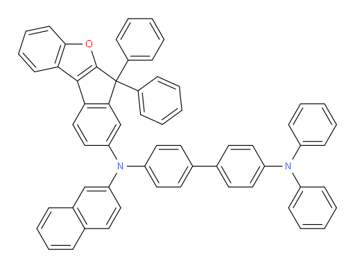 N4-(6,6-diphenyl-6H-indeno[2,1-b]benzofuran-8-yl)-N4-(naphthalen-2-yl)-N4',N4'-diphenyl-[1,1'-biphenyl]-4,4'-diamine
