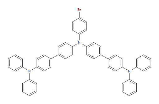 N4-(4-bromophenyl)-N4-(4'-(diphenylamino)-[1,1'-biphenyl]-4-yl)-N4',N4'-diphenyl-[1,1'-biphenyl]-4,4'-diamine