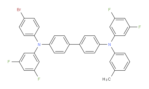 N4-(4-bromophenyl)-N4,N4'-bis(3,5-difluorophenyl)-N4'-(m-tolyl)-[1,1'-biphenyl]-4,4'-diamine