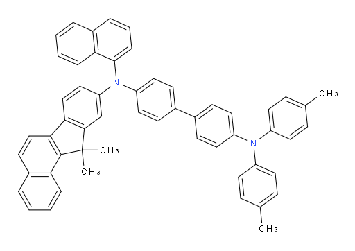 N4-(11,11-dimethyl-11H-benzo[a]fluoren-9-yl)-N4-(naphthalen-1-yl)-N4',N4'-di-p-tolyl-[1,1'-biphenyl]-4,4'-diamine
