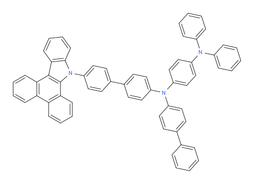 N1-(4'-(9H-dibenzo[a,c]carbazol-9-yl)-[1,1'-biphenyl]-4-yl)-N1-([1,1'-biphenyl]-4-yl)-N4,N4-diphenylbenzene-1,4-diamine