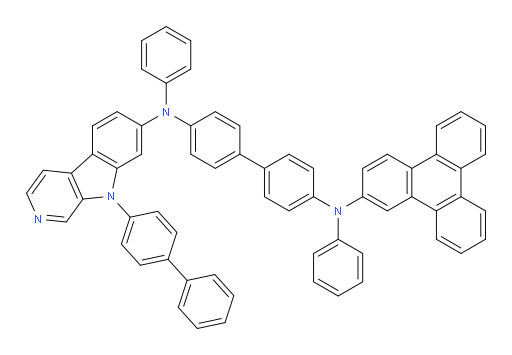 N4-(9-([1,1'-biphenyl]-4-yl)-9H-pyrido[3,4-b]indol-7-yl)-N4,N4'-diphenyl-N4'-(triphenylen-2-yl)-[1,1'-biphenyl]-4,4'-diamine