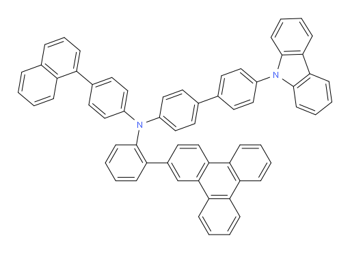4'-(9H-carbazol-9-yl)-N-(4-(naphthalen-1-yl)phenyl)-N-(2-(triphenylen-2-yl)phenyl)-[1,1'-biphenyl]-4-amine