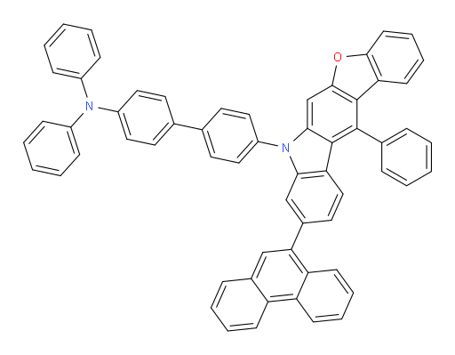 4'-(9-(phenanthren-9-yl)-12-phenyl-7H-benzofuro[2,3-b]carbazol-7-yl)-N,N-diphenyl-[1,1'-biphenyl]-4-amine