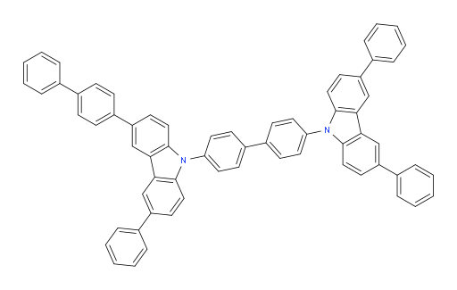 3-([1,1'-biphenyl]-4-yl)-9-(4'-(3,6-diphenyl-9H-carbazol-9-yl)-[1,1'-biphenyl]-4-yl)-6-phenyl-9H-carbazole