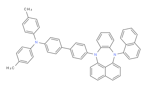 4'-(12-(naphthalen-1-yl)benzo[b]naphtho[1,8-ef][1,4]diazepin-7(12H)-yl)-N,N-di-p-tolyl-[1,1'-biphenyl]-4-amine