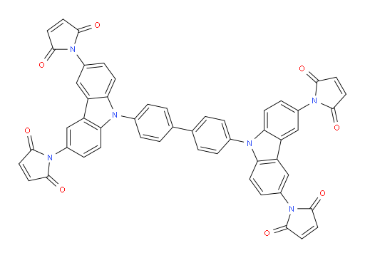 1,1',1'',1'''-(9,9'-([1,1'-biphenyl]-4,4'-diyl)bis(9H-carbazole-9,6,3-triyl))tetrakis(1H-pyrrole-2,5-dione)