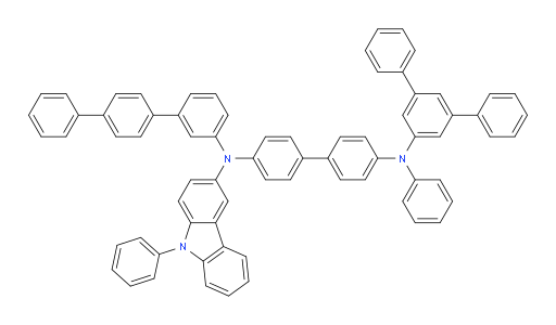 N4-([1,1':3',1''-terphenyl]-5'-yl)-N4'-([1,1':4',1''-terphenyl]-3-yl)-N4-phenyl-N4'-(9-phenyl-9H-carbazol-3-yl)-[1,1'-biphenyl]-4,4'-diamine