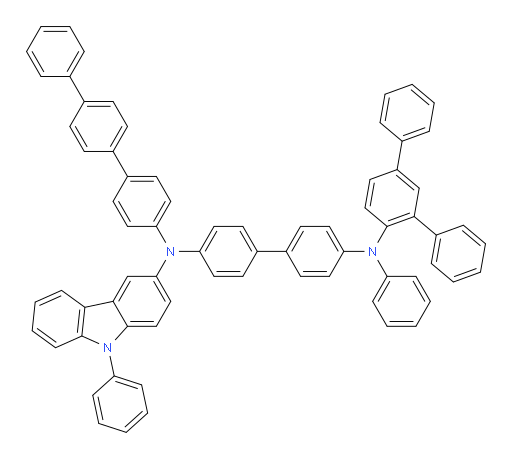 N4-([1,1':3',1''-terphenyl]-4'-yl)-N4'-([1,1':4',1''-terphenyl]-4-yl)-N4-phenyl-N4'-(9-phenyl-9H-carbazol-3-yl)-[1,1'-biphenyl]-4,4'-diamine