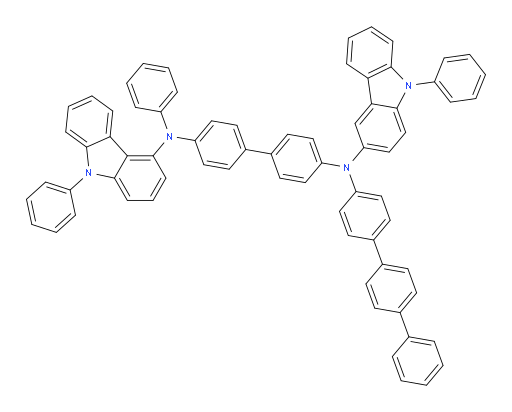 N4-([1,1':4',1''-terphenyl]-4-yl)-N4'-phenyl-N4-(9-phenyl-9H-carbazol-3-yl)-N4'-(9-phenyl-9H-carbazol-4-yl)-[1,1'-biphenyl]-4,4'-diamine