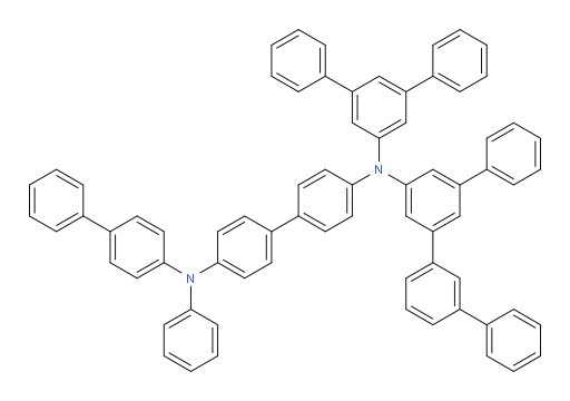 N4-([1,1'-biphenyl]-4-yl)-N4'-([1,1':3',1''-terphenyl]-5'-yl)-N4'-([1,1':3',1'':3'',1'''-quaterphenyl]-5'-yl)-N4-phenyl-[1,1'-biphenyl]-4,4'-diamine