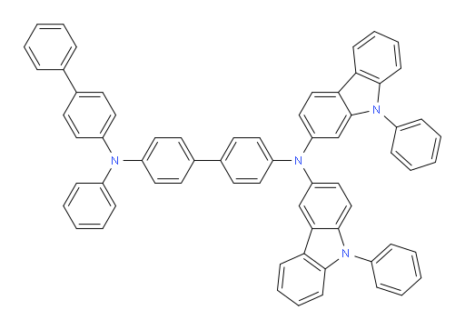 N4-([1,1'-biphenyl]-4-yl)-N4-phenyl-N4'-(9-phenyl-9H-carbazol-2-yl)-N4'-(9-phenyl-9H-carbazol-3-yl)-[1,1'-biphenyl]-4,4'-diamine